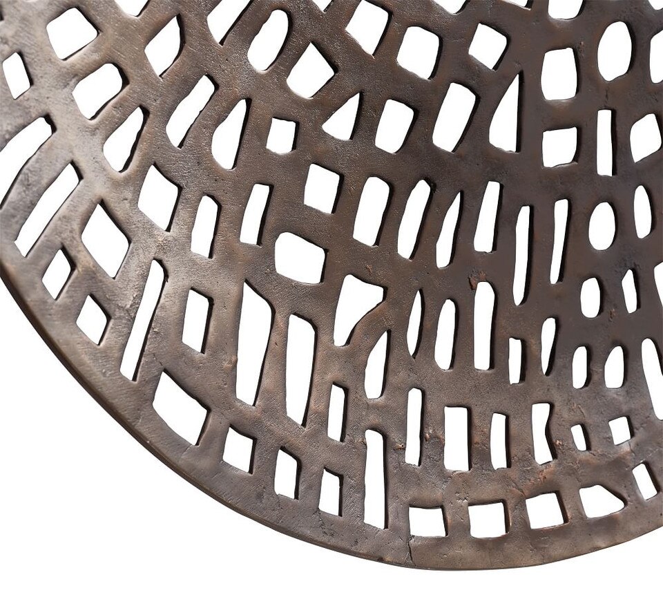 Indoor/Outdoor Bronze Disc Wall Art Pottery Barn Australia